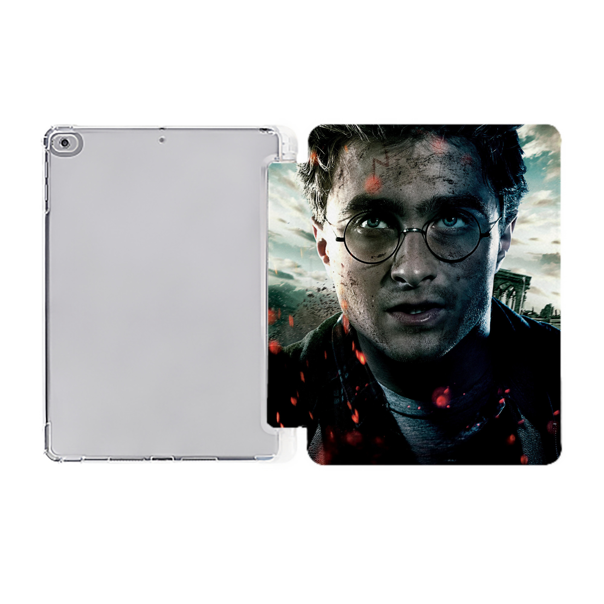 （画像用） Harry Potter ハリー・ポッターシリーズ IPad ケース ペン収納付き 三つ折りスタンド PUレザー×シリコン 対応機種9.5/10.5/10.9インチ